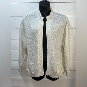 BAY CLUB -cream-Vintage Cardigan - Size L